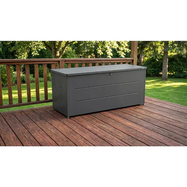Weka Metall-Terrassenbox Gary 700 Anthrazit 180 cm x 70 cm x 79 cm