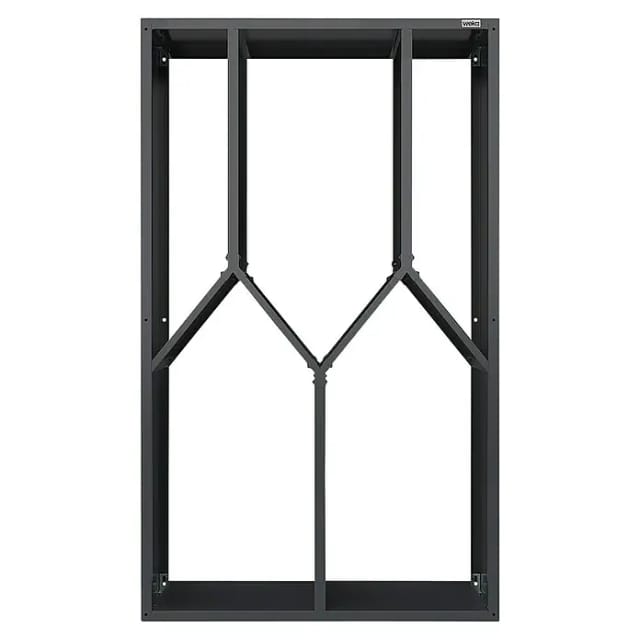Weka Metall-Brennholzregal Gary aus Metall Anthrazit