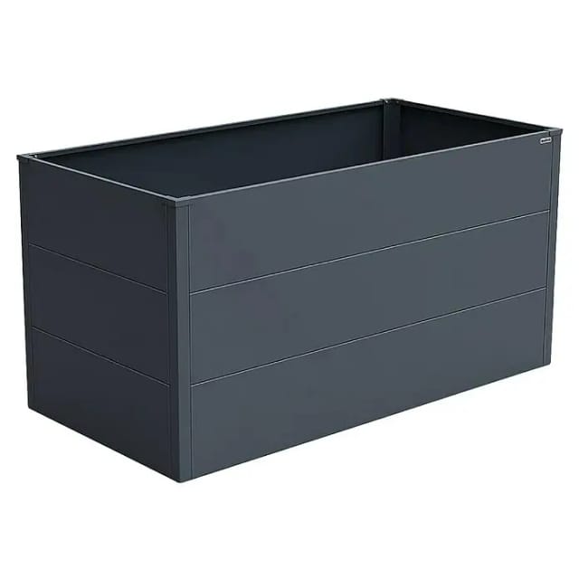 Weka Metall-Hochbeet Gary L 150 cm x 75 cm x 77 cm Anthrazit