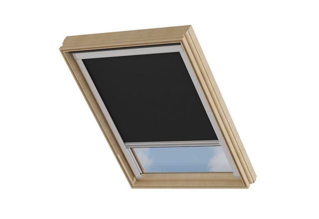 Cocoon Home Concepts Dachfensterrollo Kompatibel mit Velux-Größe U08 Schwarz