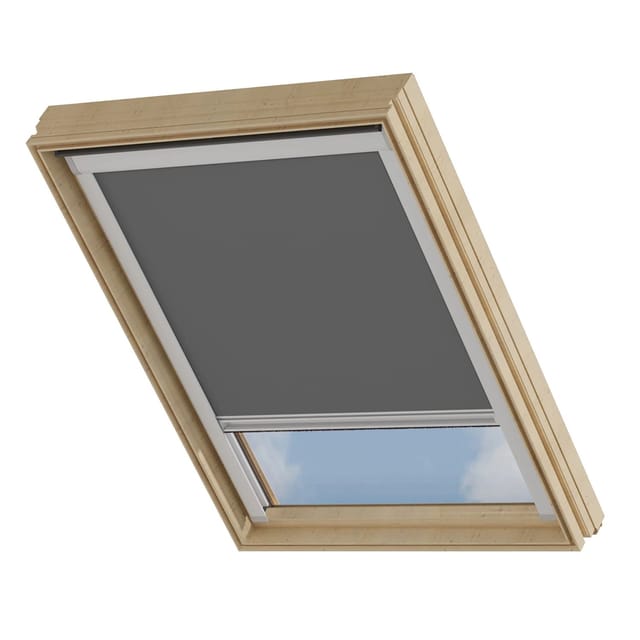 Cocoon Home Concepts Dachfensterrollo Kompatibel mit Velux-Größe UK08 Dunkelgrau