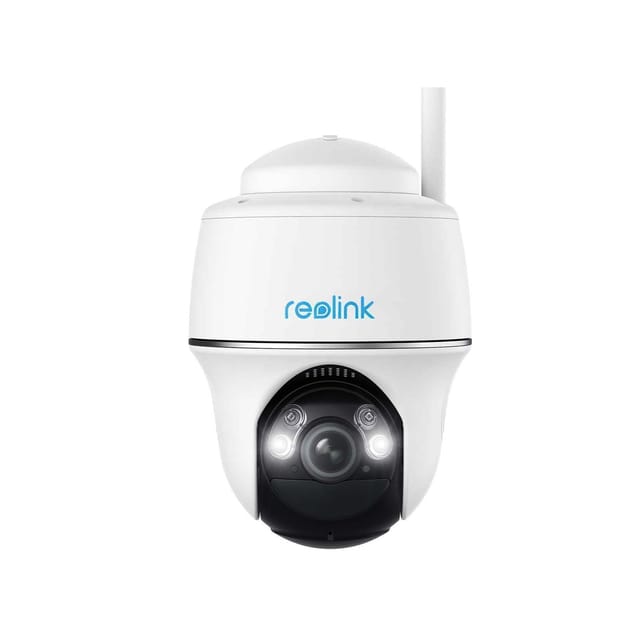 Reolink Überwachunskamera Argus Series B430 Akkubetriebene Kabellose 5 MP Dualband WLAN-Kamera mit Schwenk- und Neigefunktion
