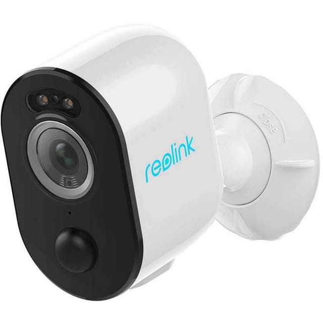 Reolink Überwachunskamera Argus Series B330 Kabellose Akkubetriebene 5 MP WLAN-Kamera mit Flutlicht