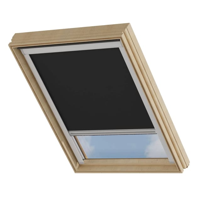 Cocoon Home Concepts Dachfensterrollo Kompatibel mit Velux-Größe PK08 Schwarz