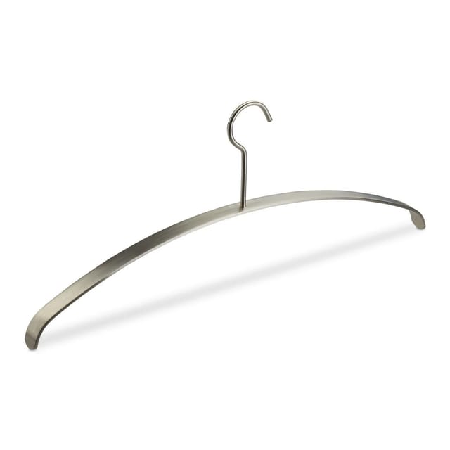 SOTECH Design Kleiderbügel mit Haken 455 x 185 x 20 mm Edelstahl für Kleiderstangen Bis Ø30 mm