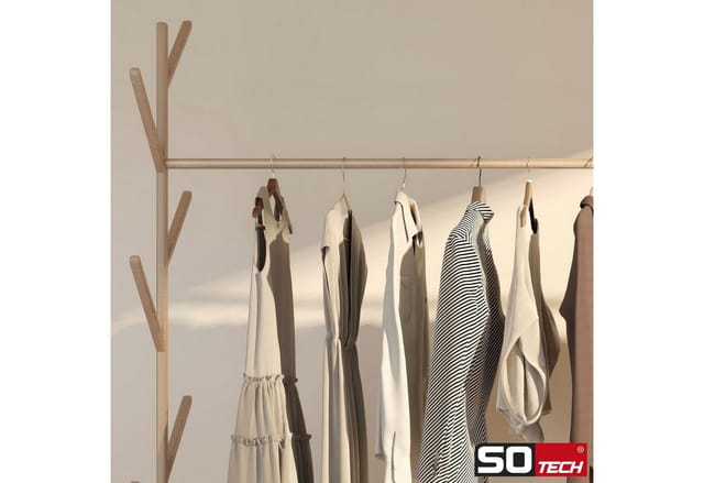 SOTECH Holzstab Eiche Rund Ø30 x 500 mm