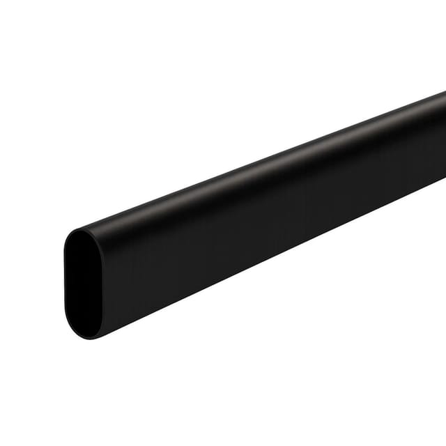 SOTECH Schrankstange Oval 30 x 15 mm 600 mm Schwarz