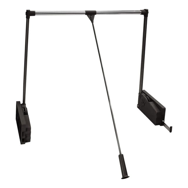 SOTECH Kleiderlift mit Teleskop Breitenverstellung 850 Bis 1150 mm Tragkraft 10 Kg Chrom Anthrazit