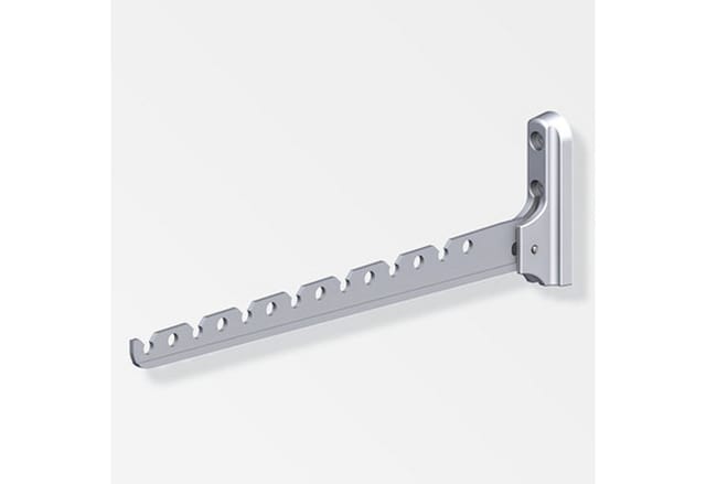SOTECH OrgaTech Kleiderlüfter Länge 330 mm Grau Geschliffen
