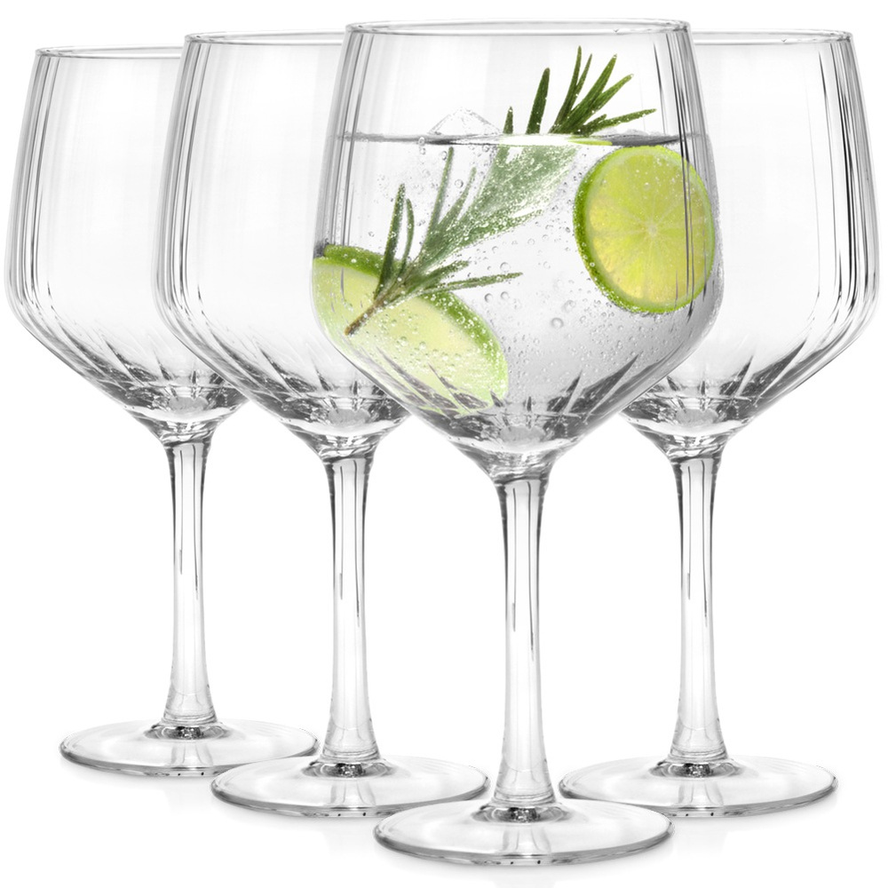 4er-set Gläser Für Gin, Aperol, Cocktails Und Wasser, 580 Ml