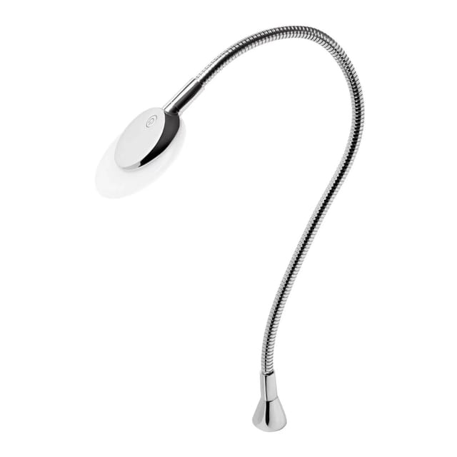 SOTECH JUNKER Lighting LED Leseleuchte LUNA 12V 1,5W 2700K und 4000K MiniAMP mit Flexiblem Leuchtenarm und 3 Stufen Touchsensor