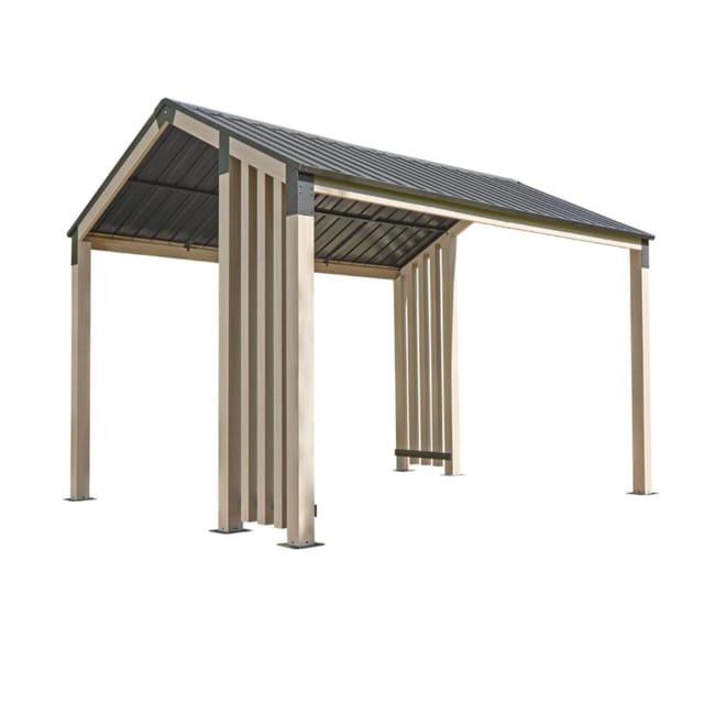 Sojag Pavillon Lito 1012 Natur 368,4 cm x 298 cm x 296 cm