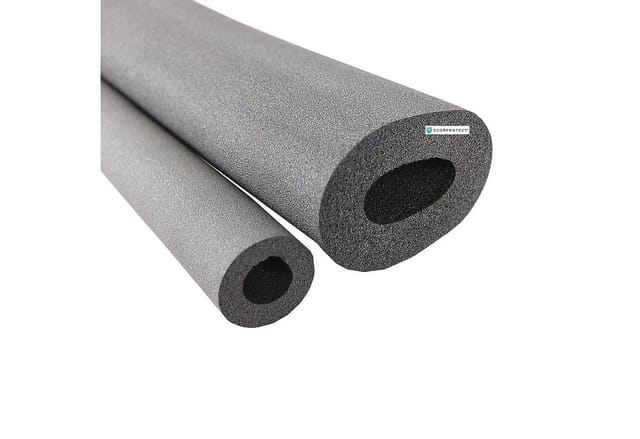 Scorprotect Kautschuk Rohrisolierung 2 M Stange GRAU 15 MM X 10 MM