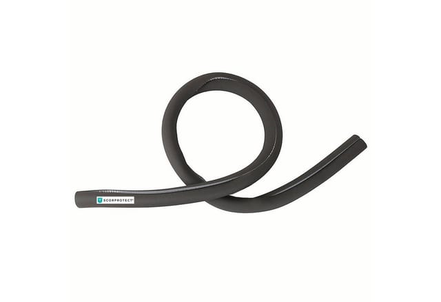 Scorprotect Selbstklebende Kautschuk Rohrisolierung 2 M Stange GRAU 18 MM X 10 MM