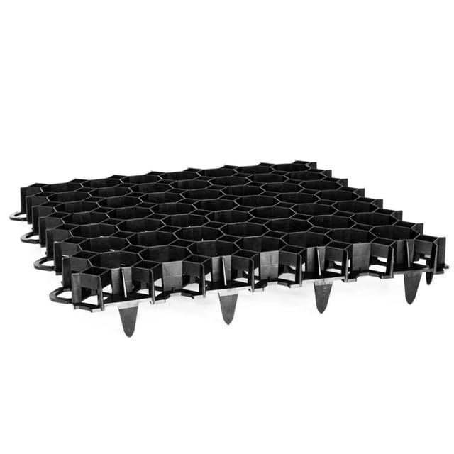 Klasebo Rasengitter Kunststoff Befahrbar Schwarz 49,2 X 49,2 X 3,9 cm