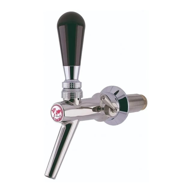 Ich-Zapfe Kompensatorhahn V10 aus Chromnickelstahl Poliert 55 mm