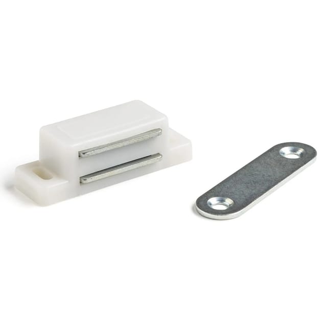 SOTECH Magnetschnapper 46 x 15 mm Weiß