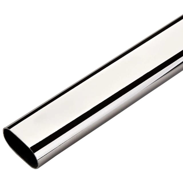 SOTECH Schrankstange Oval 30 x 15 mm Länge 2000 mm Chrom Poliert