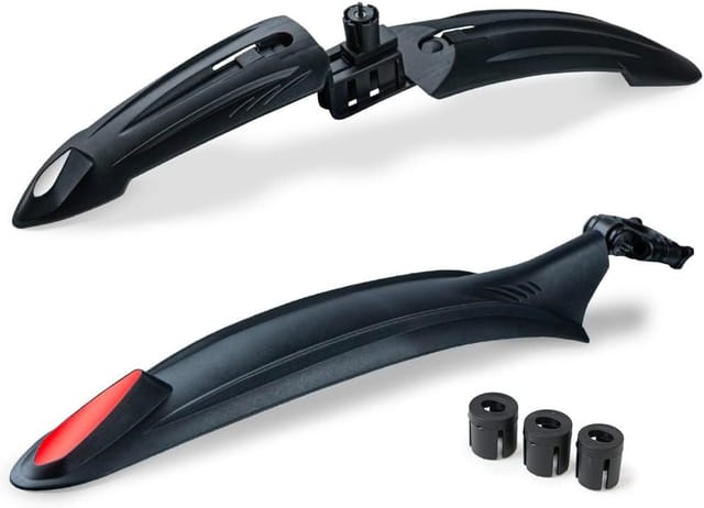 Sportisfaction Fahrrad Schutzblech Set 26-29 Zoll 340g Leicht für MTB Fully E-Bike
