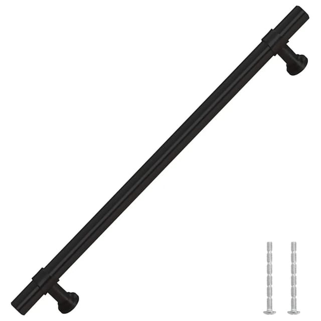 vidaXL Möbelgriffe 5 Stk Schwarz 192 mm Edelstahl 155424
