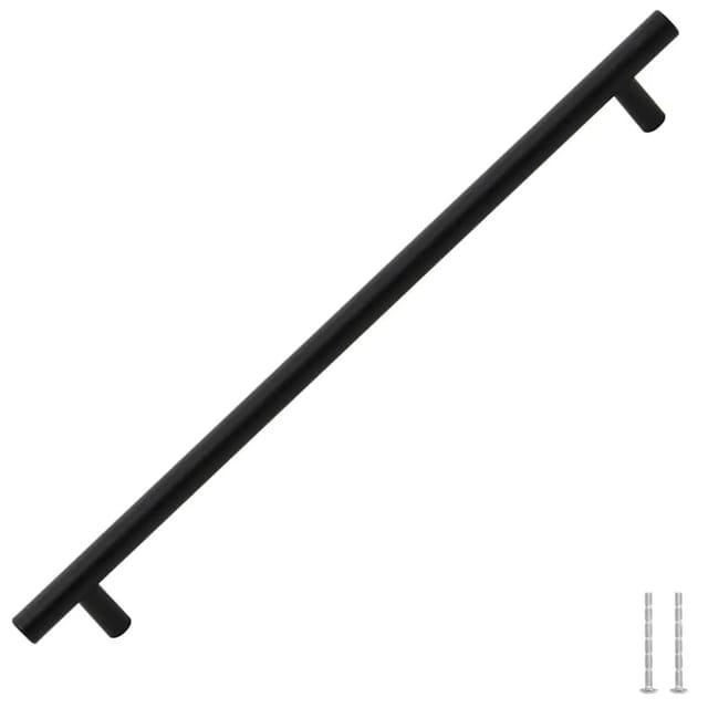 vidaXL Möbelgriffe 5 Stk Schwarz 320 mm Edelstahl 155370