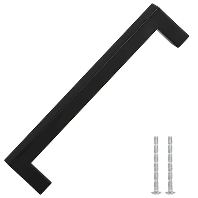 vidaXL Möbelgriffe 10 Stk Schwarz 160 mm Edelstahl 155399