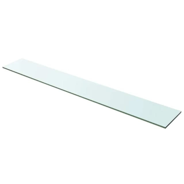 vidaXL Regalboden Glas Transparent 100x15 cm 243843