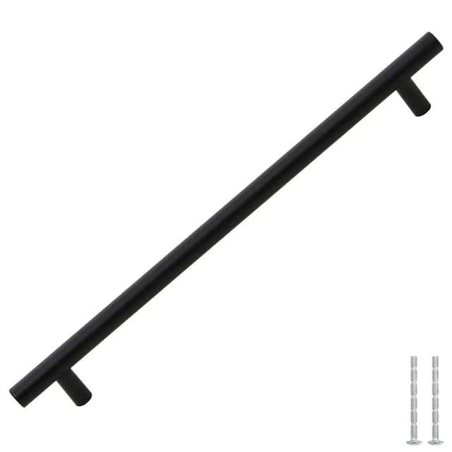 vidaXL Möbelgriffe 5 Stk Schwarz 224 mm Edelstahl 155369