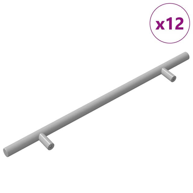 vidaXL Schrankgriff 12 Stk Silber 300 mm Edelstahl 864734