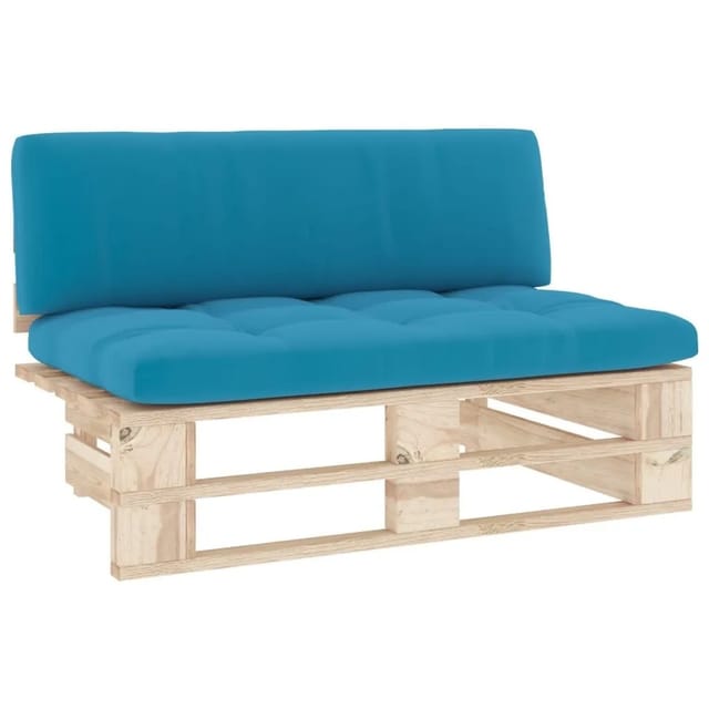 vidaXL Outdoor-Mittelsofa Paletten Imprägniertes Kiefernholz 3066533