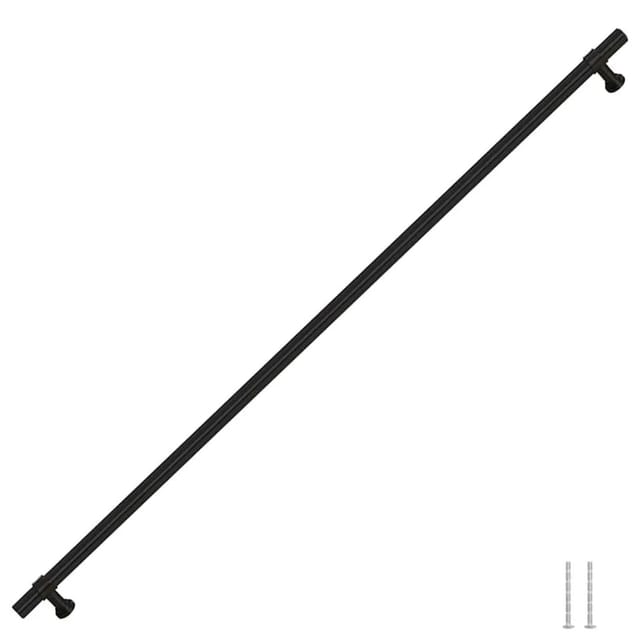 vidaXL Möbelgriffe 5 Stk Schwarz 480 mm Edelstahl 155427