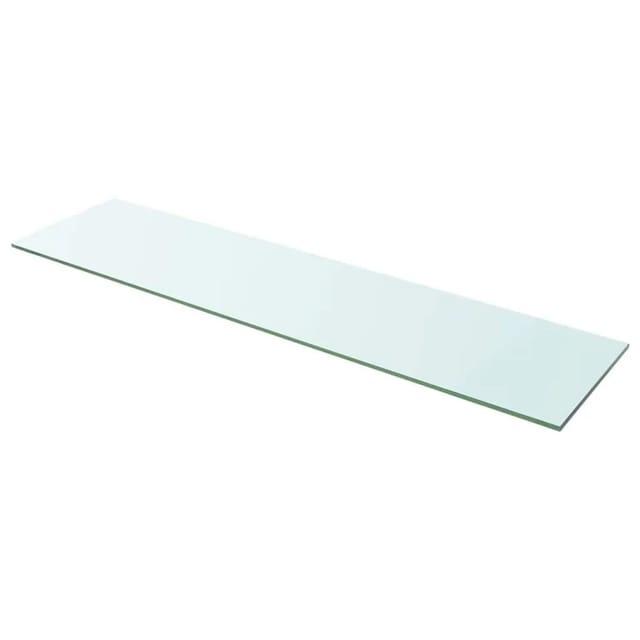 vidaXL Regalboden Glas Transparent 100x25 cm 243845