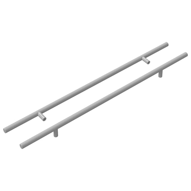 vidaXL Griff 2 Stk Silber 500 mm Stahl 864735
