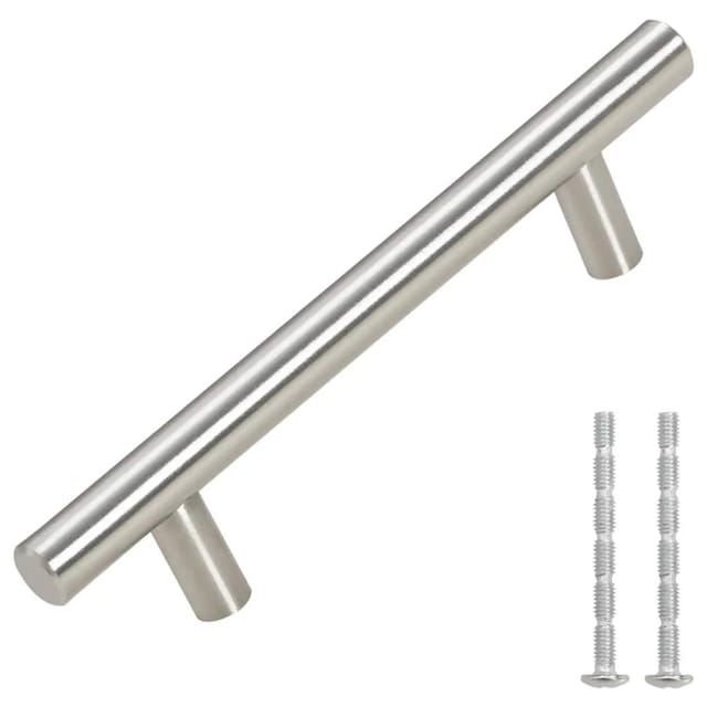 vidaXL Möbelgriffe 10 Stk Silbern 96 mm Edelstahl 155349