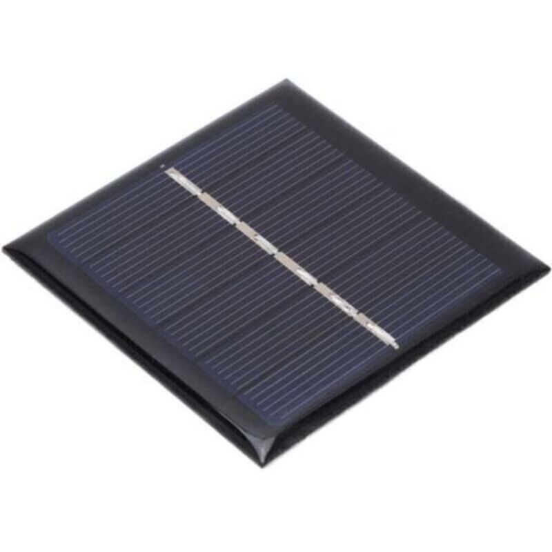 Panneau Solaire En Polysilicium Portable 0.6w 3v Niveau A Module De Carte De Charge Solaire Pour L'Éclairage Solaire De Jardin