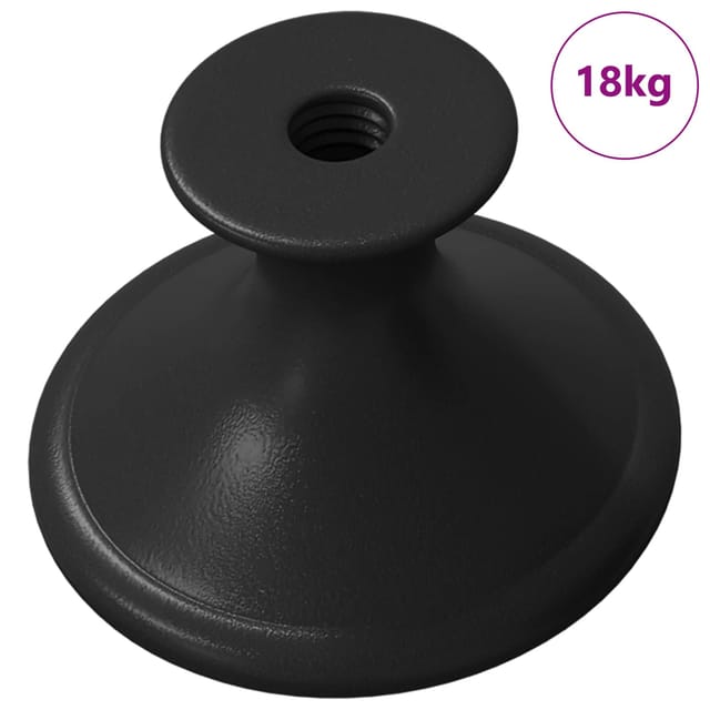vidaXL Griff 1461 Stk Schwarz Ø30 mm Aluminium 864706