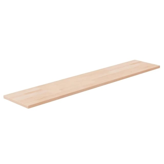 vidaXL Regalboden 100x20x1,5 cm Unbehandeltes Massivholz Eiche 342923