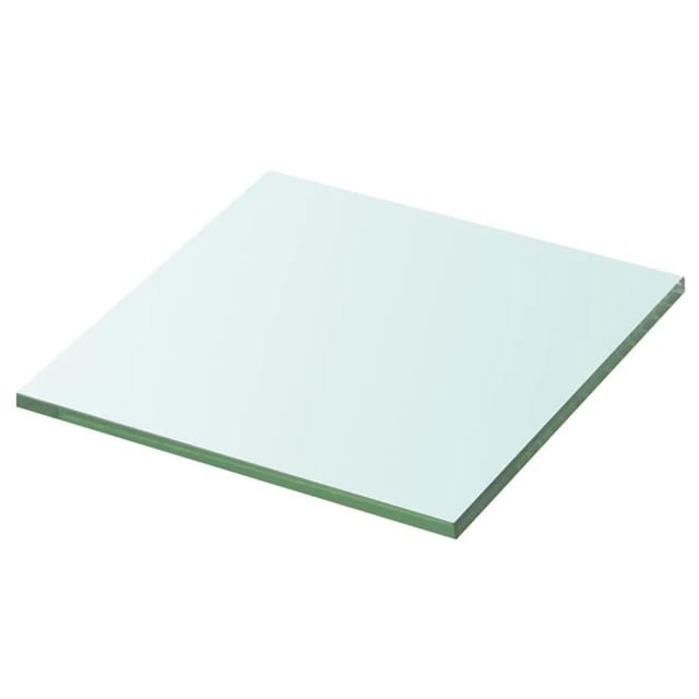 vidaXL Regalboden Glas Transparent 20x20 cm 243804