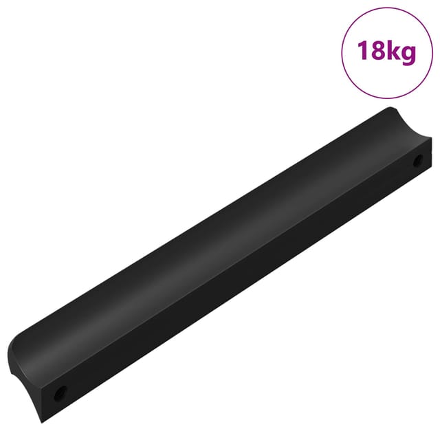 vidaXL Griff 973 Stk Schwarz 106 x 7,4 x 15,5 mm Aluminium 864688