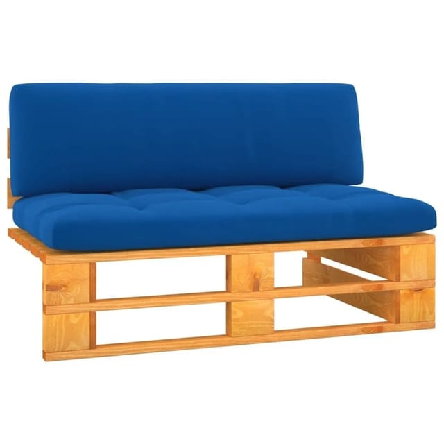 vidaXL Garten-Mittelsofa Paletten Honigbraun Imprägniertes Kiefernholz 3066526