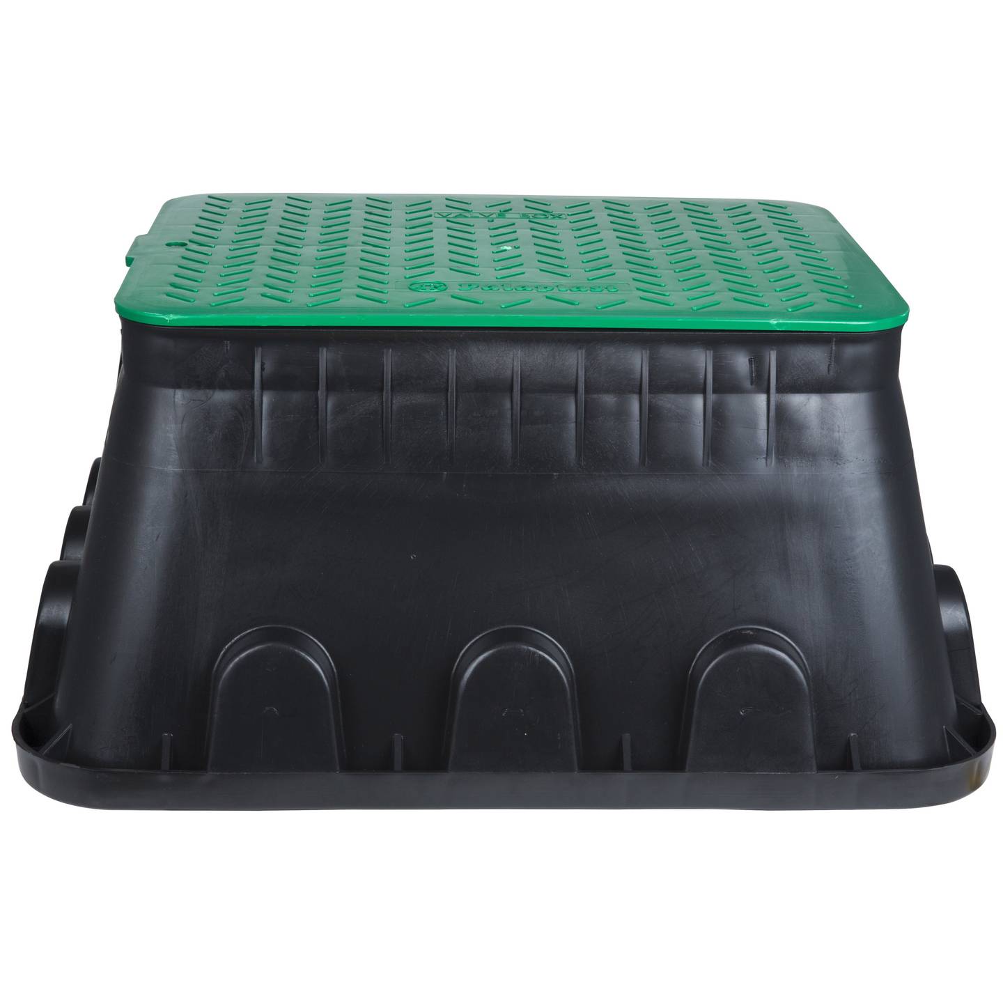 [gebraucht] B-ware Heitronic 21042 Bodeneinbaudose Gartensteckdosen Stromverteilerdose Schwarz Grün