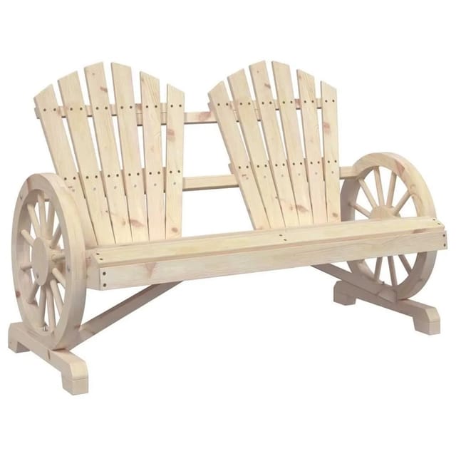 vidaXL Adirondack-Gartenstuhl 2-Sitzer Massivholz Tanne 365095