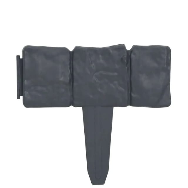 vidaXL Rasenkante Steinoptik 41 Stk Kunststoff 10 m 314684