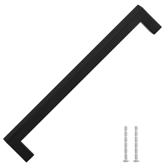 vidaXL Möbelgriffe 5 Stk Schwarz 224 mm Edelstahl 155401