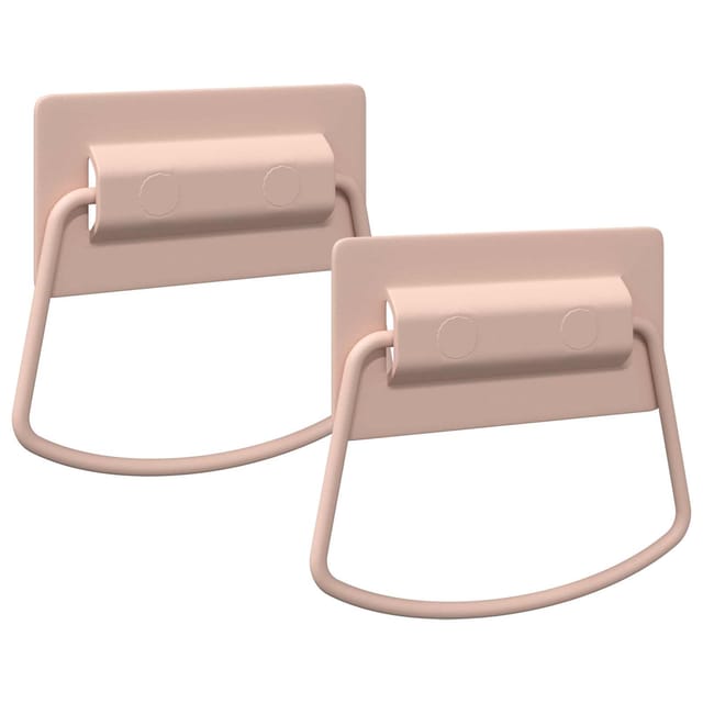 vidaXL Schrankgriffe 2 Stk Rosa 85 x 45 mm Metall 879429