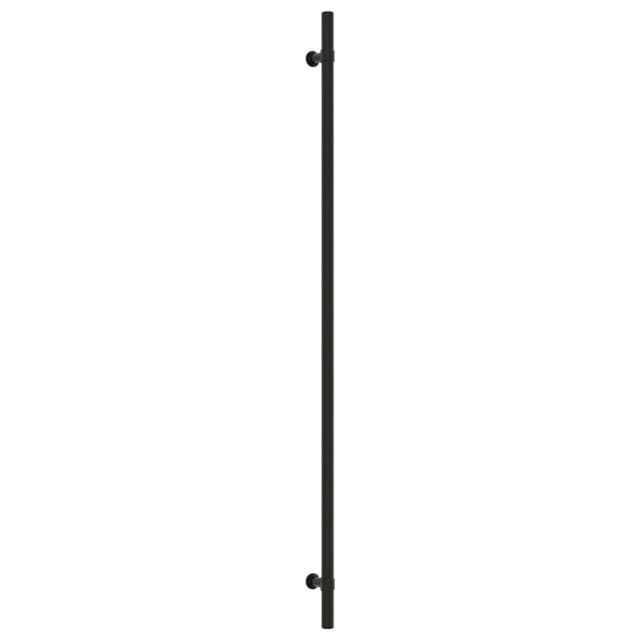 vidaXL Möbelgriffe 10 Stk Schwarz 480 mm Edelstahl 3203714