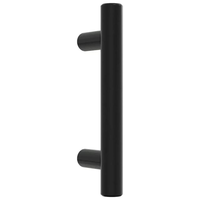 vidaXL Möbelgriffe 20 Stk Schwarz 64 mm Edelstahl 3203603