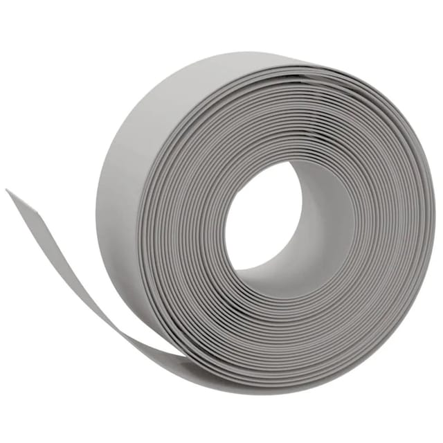 vidaXL Rasenkante Grau 10 m 20 cm Polyethylen 154399