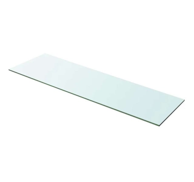 vidaXL Regalboden Glas Transparent 100x30 cm 243846