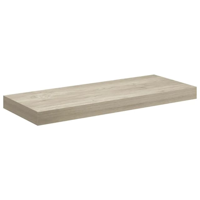 vidaXL Schwebendes Wandregal Eichefarben 60x23,5x3,8 cm MDF 323874